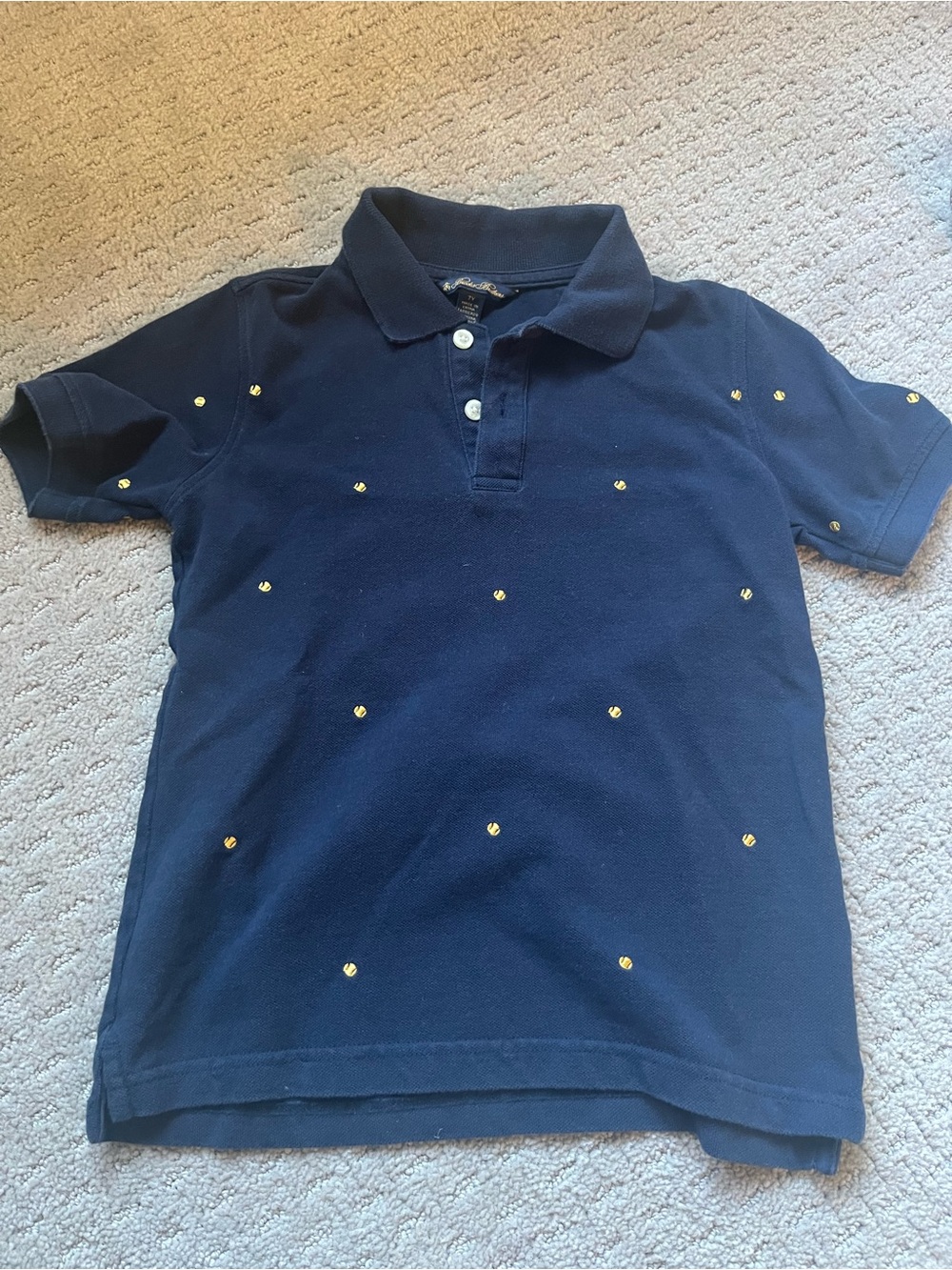 Brooks Brothers Boys polo shirt w/ tennis balls